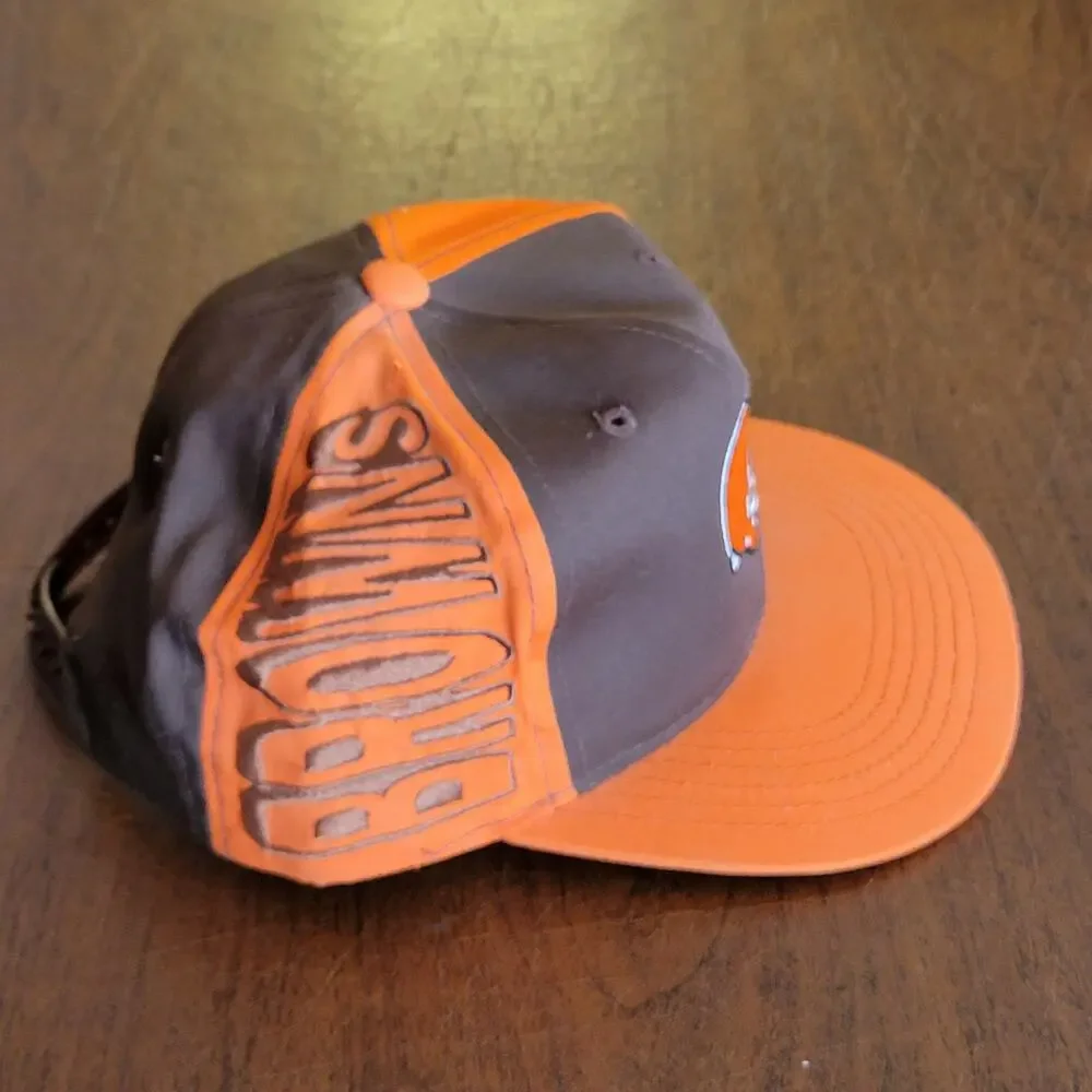 Vintage Youth Cleveland Browns Team NFL 2-Tone Snapback Hat Adjustable NFL 90's